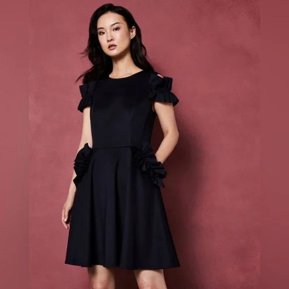 Ted Baker London | Dresses | Ted Baker Black Ruffle Mini Dress Size 2 Nwt | Poshmark Ted Baker London | Dresses | Ted Baker Black Ruffle Mini Dress Size 2 Nwt | Poshmark